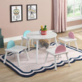 Panel Table with 4 Chairs