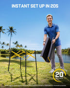 FanttikOutdoor Zeta V11 Pro Camping Table, Portable Folding Roll Up Table with Lightweight Aluminum Top & Carry Bag for Camping, BBQ, Tailgating Party, Picnic, Backyard, Large