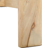 SAFAVIEH Home Collection - Pisa Side Table, White Marble Hexagon Top with Natural Wood Base, Fully Assembled (ACC3733A)