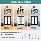 ZGLAOJT 4-Lights Ceiling Light Fixture Modern Black Semi Flush Mount Ceiling Lighting Matte Chandelier for Bedroom Kitchen Foyer Hallway Living Room Farmhouse