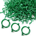 200 Pcs Plant Support Tomato Clips, Garden Clips, Crop Clips for Vine Vegetables, Fixing Tomato, Sweet Pepper, Eggplant, Makes Plants Grow Upright and Healthier（Green）