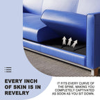 10mm Thickened Sofa Support Pad, 21.5X78'' Breathable, MoistureProof with Anti-Slip Dots Design