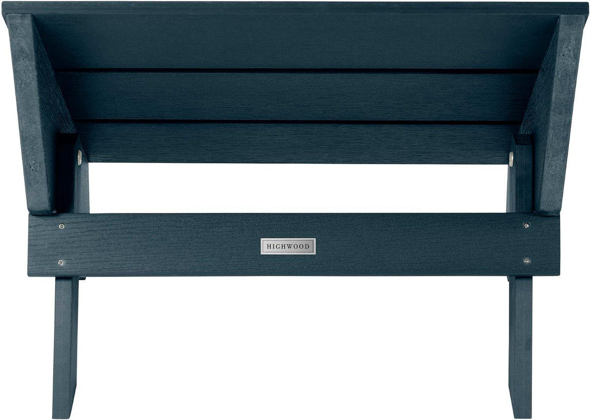 Highwood Italica Modern Adirondack Folding Ottoman, Federal Blue