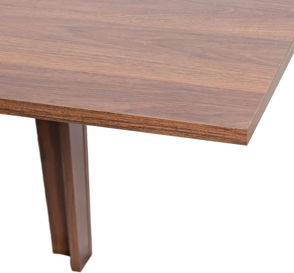 70-106" Expandable Dining Table, Wood Extendable Room Table, Long Kitchen Table for Dining Room