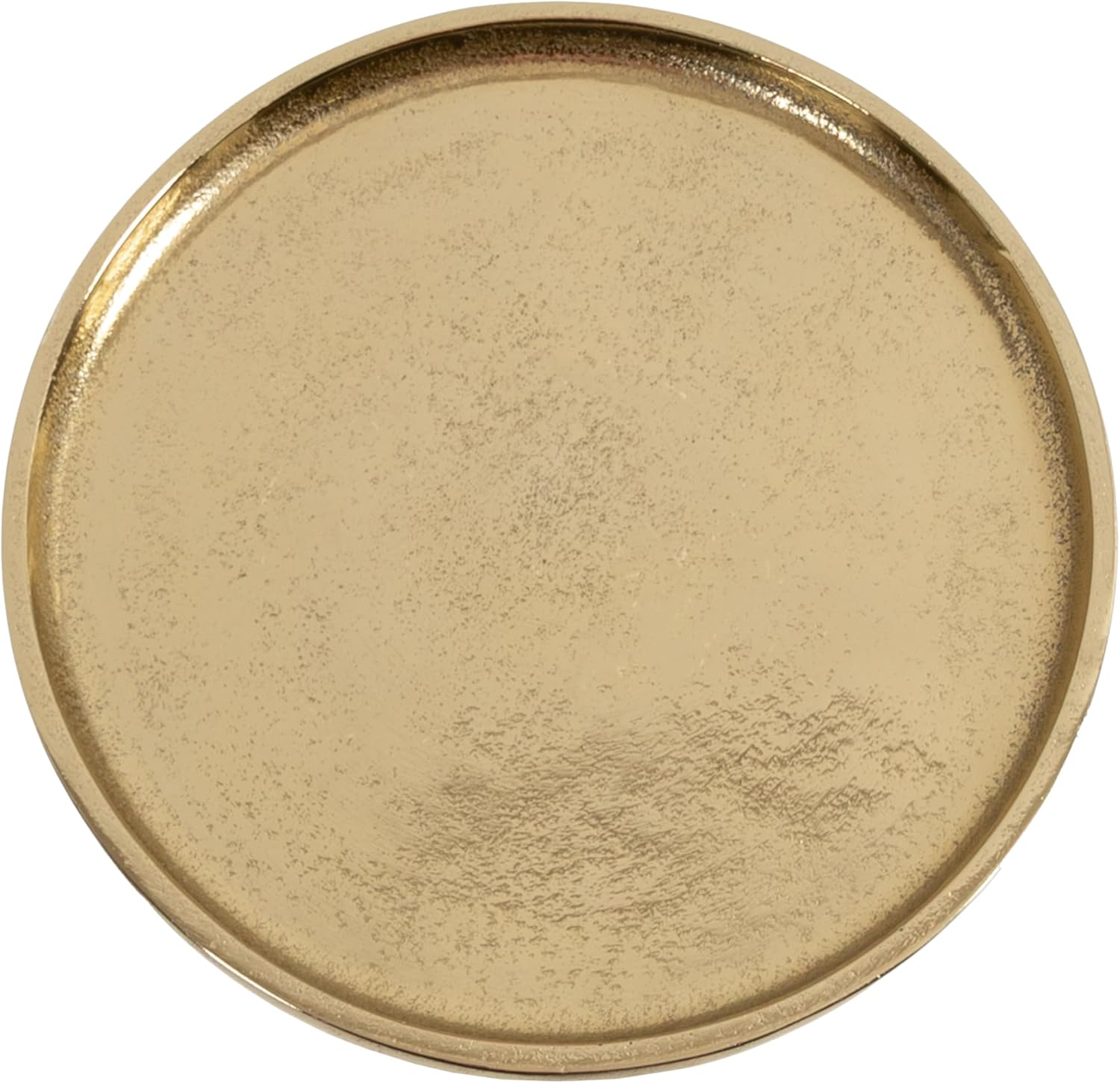 Kate and Laurel Ropa Transitional Round Pedestal Drink Table, 9 x 9 x 22, Gold, Decorative Cast Aluminum Mini Table with Spiral Rope Design for Use as Indoor Plant Stand or Living Room Accent