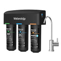 Waterdrop TSB-ALK 8 Layer Slightly Alkaline Under Sink Water Filter System, Reduces PFAS, PFOA/PFOS, Fluoride, Chlorine, Bad Taste & Odor, with Dedicated Faucet, Under Sink Water Filtration System