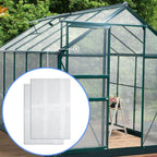 24 Pcs Polycarbonate Greenhouse Panels, 4' x 2' x 0.16'' Twin-Wall Panels, Polycarbonate Sheet for All Weather Outdoor Garden and Greenhouse Covering