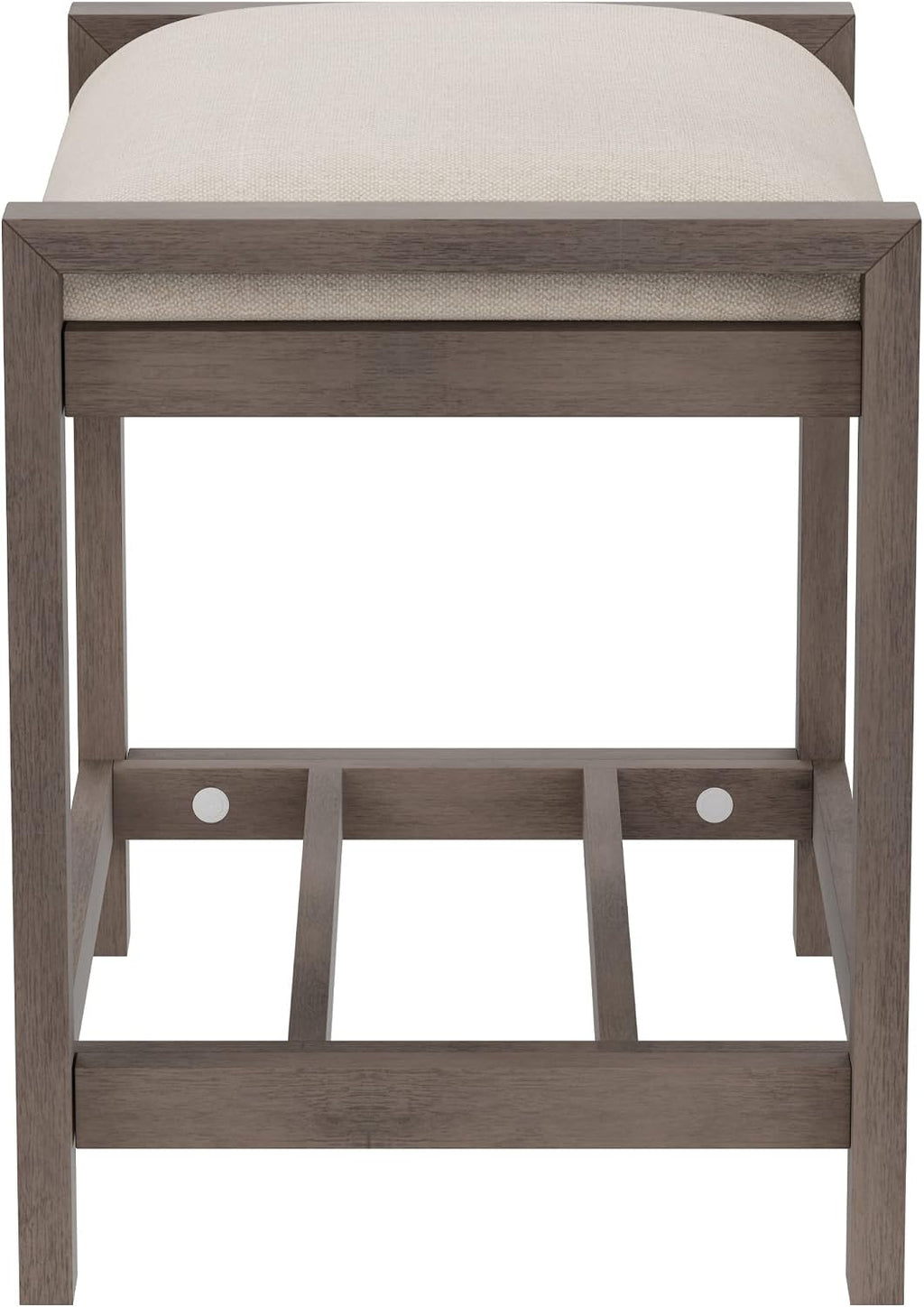 Hillsdale Furniture Amelia Vanity Stool, Antique Gray