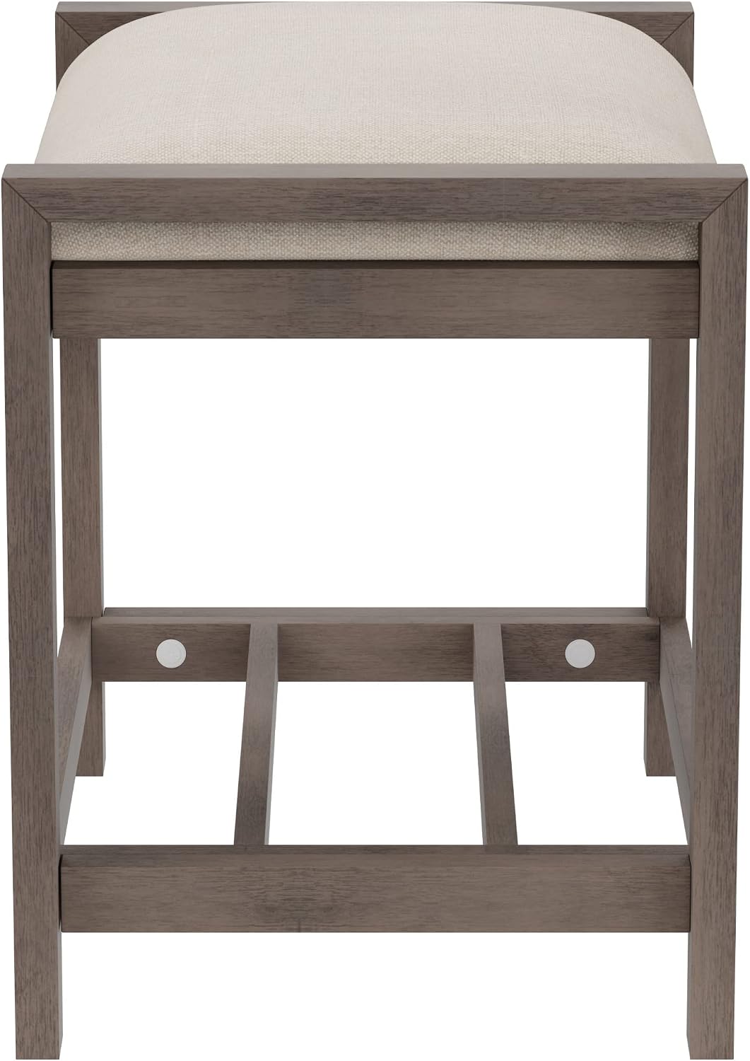 Hillsdale Furniture Amelia Vanity Stool, Antique Gray