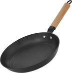 YUTANN Nonstick Frying Pan, 8 inch Enameled Cast Iron Pan Kitchen Healthy Egg Fry Pan Omelette with Detachable Handle, Lightweight Pre-seasoned Cast Iron Skillet, Dishwasher & Oven Safe
