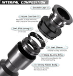 30 Pack Quick Connect 1/4" Drip Irrigation Elbow Coupling Connector,Universal 90 Degree Elbow Fitting for 1/4 Inch Irrigation Tubing,Leak Free Fittings for Sprinkler or Drip Irrigation System