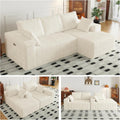 96" Cloud Sectional Couches with Chaise for Living Room