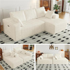 96" Cloud Sectional Couches with Chaise for Living Room