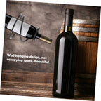 Cabilock 3pcs Elegant Spiral Wine Bottle Display Stand Red Wine Rack for Wall Rack Holder