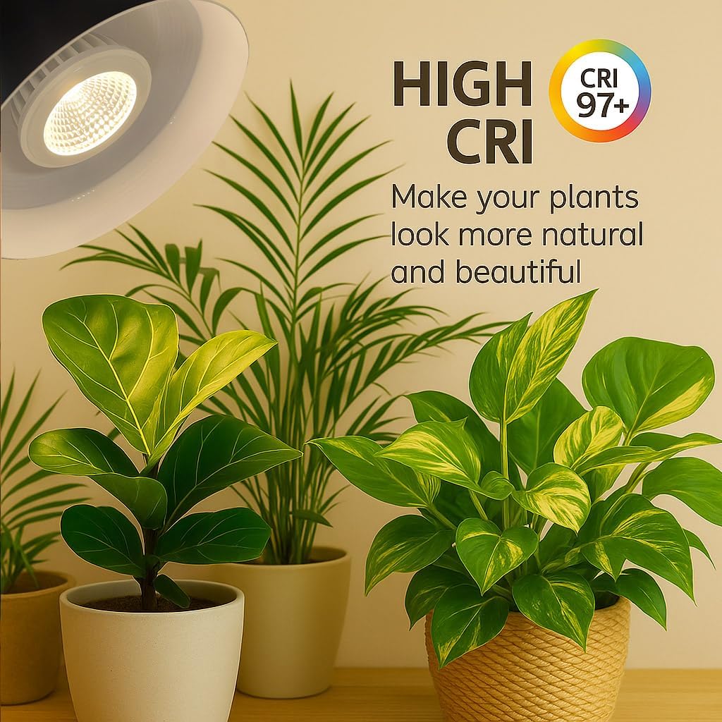 Hanging Grow Lights for Indoor Plants, Full Spectrum, with Timer and 15FT Power Cord, 20W Pendant Plant Lights for Indoor Growing, Large Tall Plant, Garden, Flowers, Greenhouse.