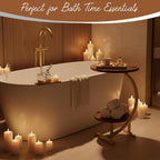 Kings Brand C-Shaped Side Table with 2-Tier Storage Shelf – Modern Round Wood Accent End Table with Gold Metal Frame, Space Saving Snack Laptop Table for Sofa, Couch, Living Room, Bedroom (Brown)