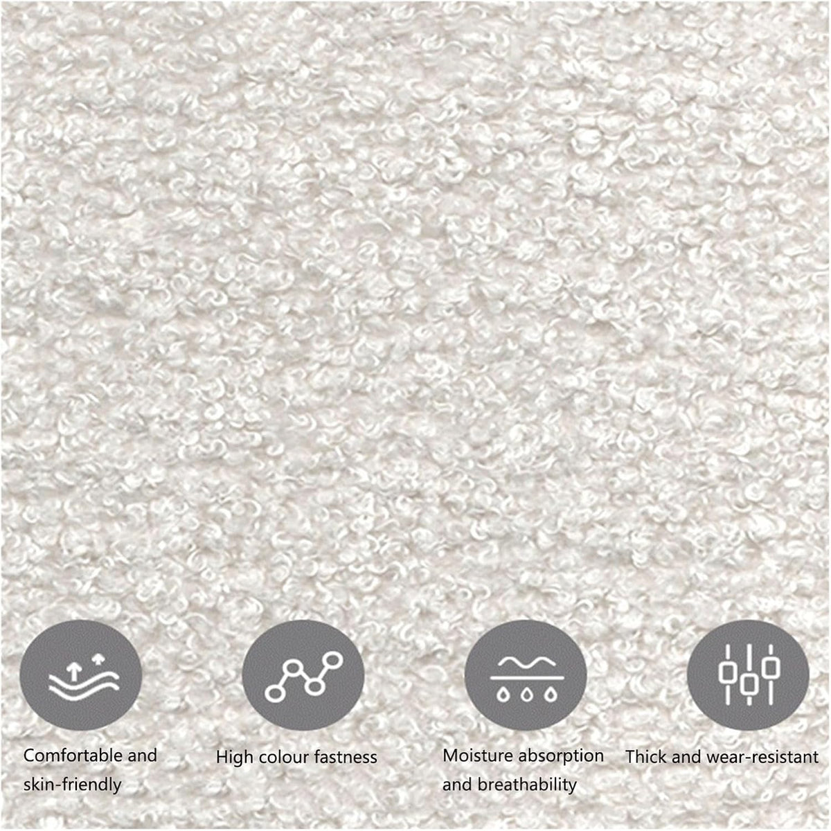 Modern Lamb's Wool Upholstered Bedroom Benches, Modern Tufted Ottoman Stool for Doorway, Living Room, Lock Entryway(White,120 * 40 * 45cm)