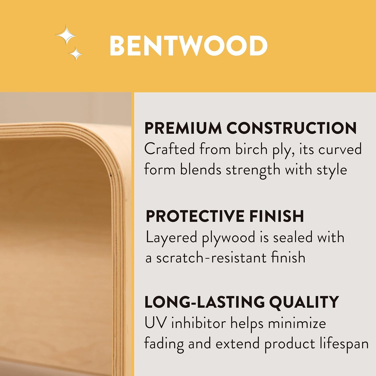 Back2School Express Bentwood Kids Table & Chairs Set, 5-Piece, Natural | Durable birch, GREENGUARD Gold Certified, 3-6 years, 74 lb seat capacity, flexible seating for crafts & play, classroom/home