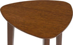 GTU Furniture Casual Acacia Wood Rectangular 3-Piece Coffee Table Set, Cocktail Table with 2 Matching End Tables, Brown Finish for Living Room