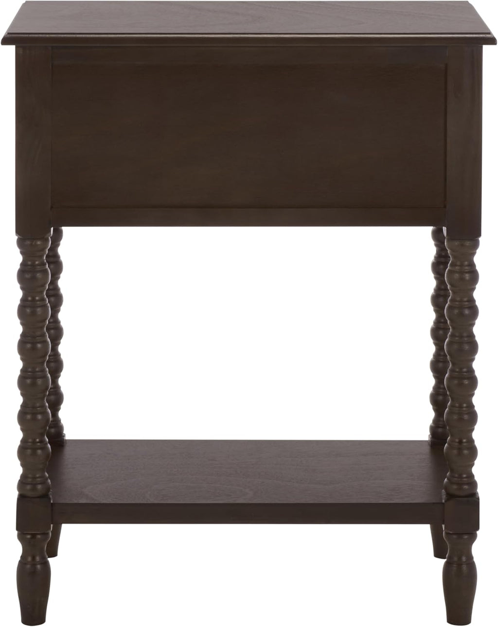 SAFAVIEH Furniture - Athena 3-Drawer Console Table - Dark Chocolate - Solid Wood - Farmhouse Classic Design - Ideal for Entryway, Living Room, Hallway, 23.5" W x 13" D x 29.5" H (CNS5703D)