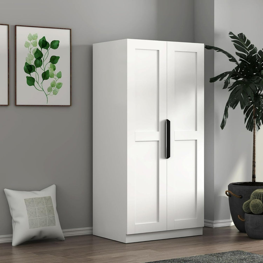 Kitchen Pantry Cabinet 62.99" Tall, Freestanding Storage Cupboard with Shelves for Kitchen, Dining Room, Living Room, Large Sideboard Buffet