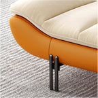 Modern Leathers End of Bed Bench for Bedroom,Upholstered Storage Ottoman Entryway with for Living Room Entryway(Orange,180 * 50 * 42cm)