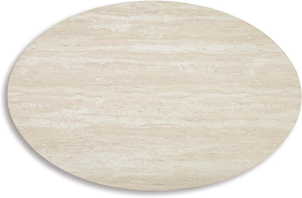 GTU Furniture Contemporary Faux Marble Rectangular 3-Piece Coffee Table Set, Cocktail Table with 2 Matching End Tables, Two-Tone Finish for Living Room