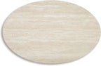 GTU Furniture Contemporary Faux Marble Rectangular 3-Piece Coffee Table Set, Cocktail Table with 2 Matching End Tables, Two-Tone Finish for Living Room
