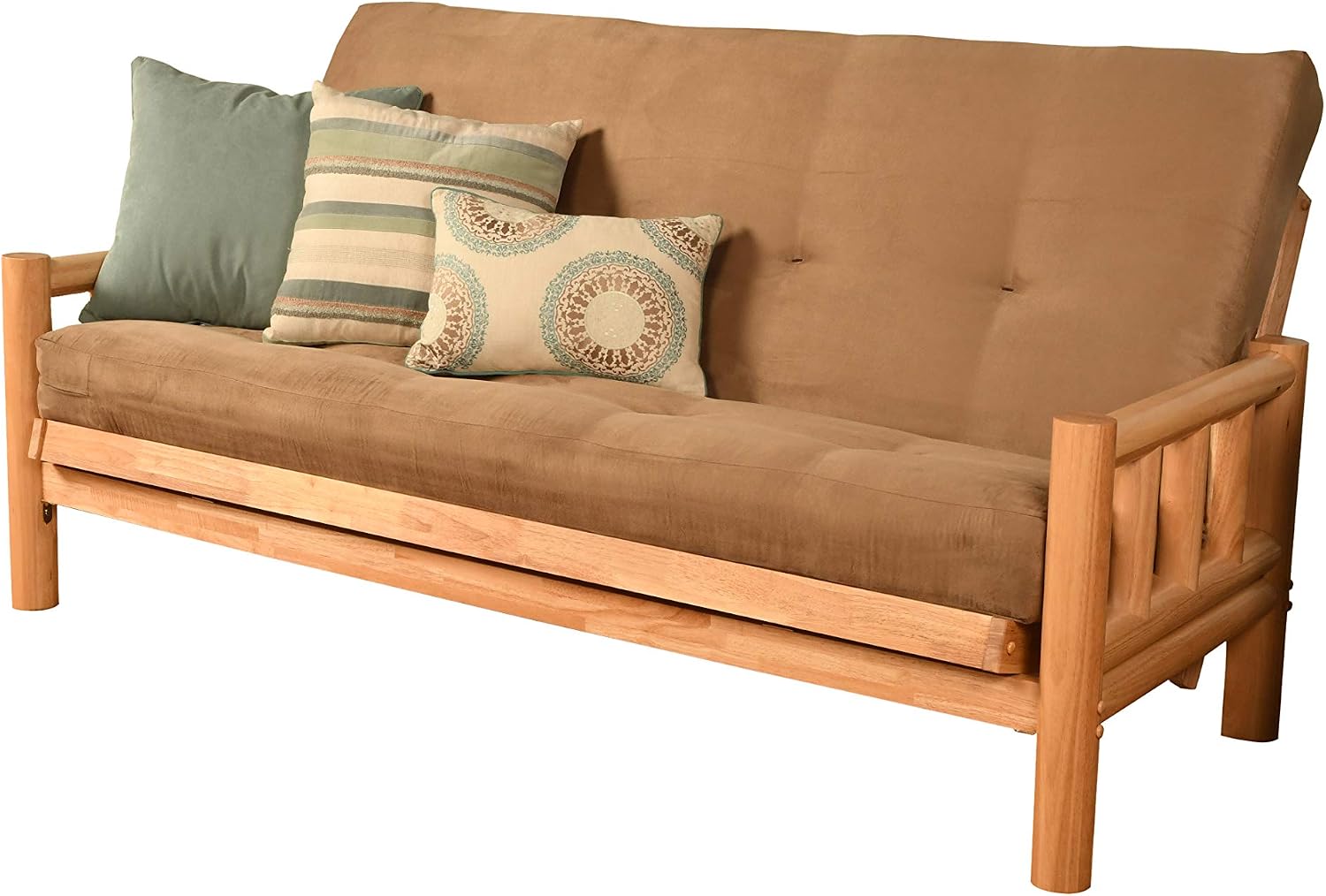 Kodiak Futons Lodge Futon, Suede Peat