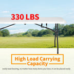 PayLessHere Folding Tables 6ft Plastic Half Portable Foldable Table for Parties Wedding BBQ Camping, White 6 FT