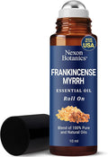 Frankincense & Myrrh Essential Oil Roll-On 10ml - 100% Pure, Natural Oil for Aromatherapy & Skin Care - Nexon Botanics