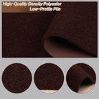 4' x 26' Runner Rugs with Rubber Backing, Indoor Outdoor Utility Carpet Runner Rugs, Chocolate Brown, Can Be Used as Aisle for The RV and Boat, Laundry Room and Balcony