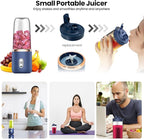 Regalosonline Portable Blender - 10 Oz Smoothie USB Charge Mini Blender BPA Free for Shakes and Smoothies with 6 Blades