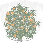 Agfabric Bird Netting 26" Hx30 W Garden Netting Insect Pest Barrier,Plant Cover Fruit Tree Netting Mesh Protection Bag with Drawstring,White