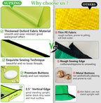 SupKing Repotting Mat 29.5"x 29.5" for Indoor Plant Transplanting Green Large Garden Mat Gift for Plant Lovers Oxford Fabric Portable Potting Tray for Gardening Mess Control
