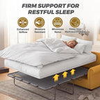 MYLIFESION Sleeper Sofa Support Board, Queen Size (54”x64”) | Sofa Bed Board for Pull Out Couch, Folds Up with Frame, Under Mattress Bar Shield