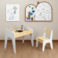 Kids Furniture Set for Bedroom Toddler Table and Chair Set Desk for | Compact toddler table and chair set for ages 2-8. Sturdy MDF wood construction supports play, study, and snack time. Ide