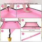 SupKing Repotting Mat for Indoor Plant Transplanting 29.5"x 29.5" Pink Garden Mat for Plant Lovers Oxford Fabric Portable Potting Tray for Gardening Mess Control