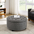 Tufted Storage Ottoman