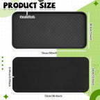 Vesici 2 Set/4 Pcs Large Self-Watering Plant Trays (30"x15") and 3mm Capillary Mat-Automatic Watering System for Indoor/Outdoor Plants, Durable Plastic Seedling Trays for Potted Plant, Garden
