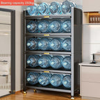 Modern 3-Tier Microwave Rack with Flip Door & Metal Storage - Stylish Kitchen Organizer & Sideboard for Living Room, Office & More (100cm, Versatile Design)