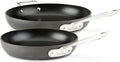 All-Clad E7859064 HA1 Hard Anodized Nonstick Fry Pan Cookware Set, 10 Inch and 12 Inch Fry Pan, 2 Piece, Black