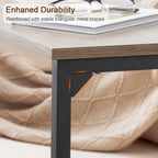 AMHANCIBLE C Shaped End Tables Set of 2, Couch Side Tables that Slide Under Sofa, Slim TV Trays for Living Room and Bedroom, Narrow Space Saving Laptop Workstation, Grey, HET02BGY