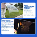 Greenhouse Panels Daylighting Roof Panels Transparent Greenhouse Panel Easy to Bend and Cut for Outdoor Gardens Greenhouses.(Transparent,2x13.1ft)