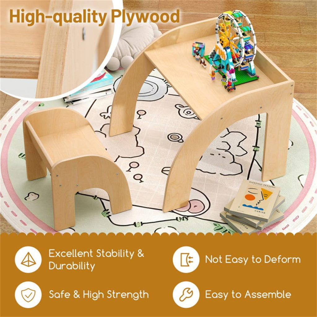 Kids Furniture Set: Table & Chair for Multiple Activities Suitable for 3+ Years Old