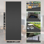 SEAL 6 x 20 Ft Premium Garage Floor Mat, Solid 2.8mm Thickened Black Commercial Grade Heavy Duty Parking Mat for Garage Floor, Golf Cart, Water/Stain Resistant Floor Runner (Embossed Diamond Plate)