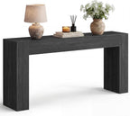 VASAGLE 63 Inches Entryway Table, Thick Tabletop Console Table, Farmhouse