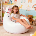 Zopsc Soft Skin Friendly Inflatable Chair, Cute Shape Air Valve for Quick Inflation
