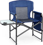 Yestomo Directors Chair, Camping Chairs for Adults, Heavy Duty Side Table, Lawn Chairs with Side Pockets Carry Straps
