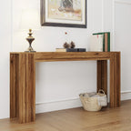 Spaco 63'' Narrow Long Console Table,Farmhouse Entryway Table Sofa Table with Storage,Wood Behind Couch Table for Living Room, Hallway,Foyer